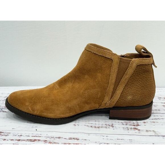 UGG Womens Mcclaire Ankle Boots Round Toe Elastic Gore Suede Brown Size 8 - Picture 5 of 12